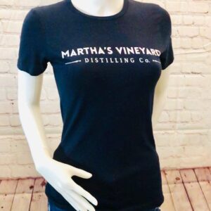 Ladies Back Logo T-Shirt Dark Navy