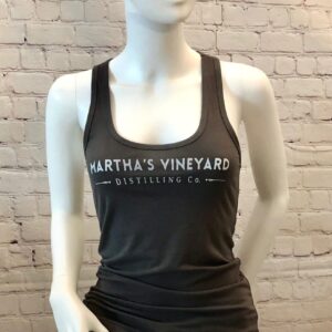 Ladies Razorback Tank Dark Grey